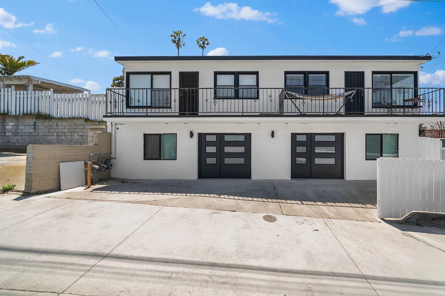 Phase one, garages converted to units